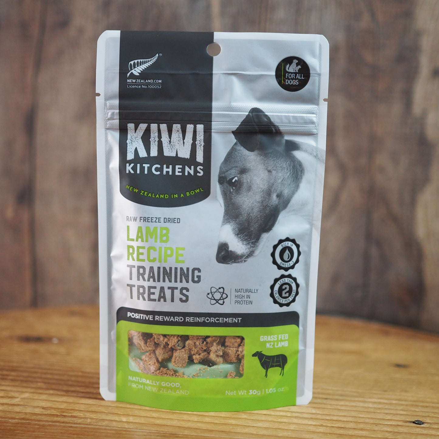 【KIWI Kitchens】 ラム・トレーニングトリーツ《フリーズドライ》30g