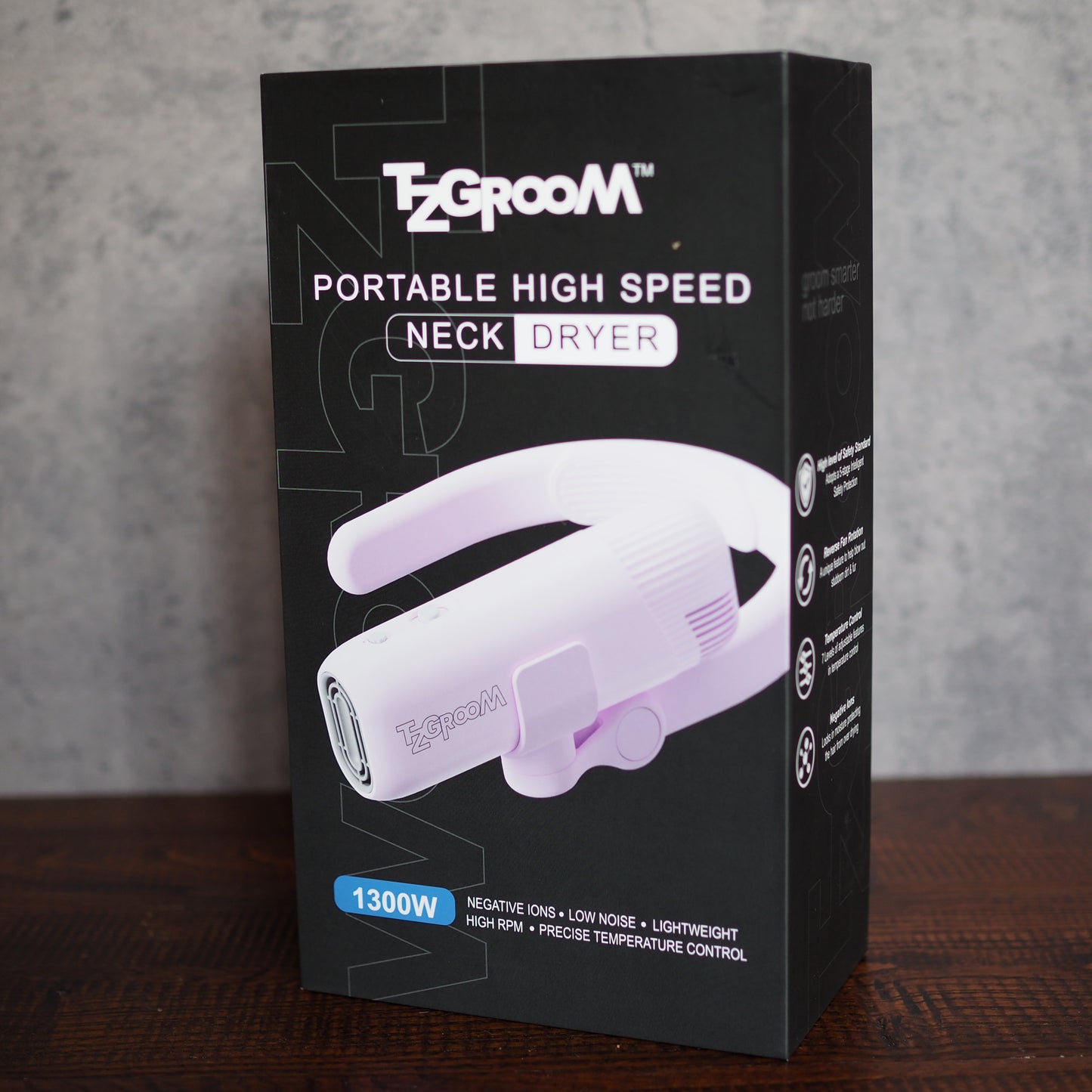数量限定販売!【TZGroom】ポータブルネックドライヤー
