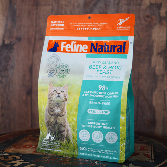 【Feline Natural】ビーフ&ホキ・フィースト
