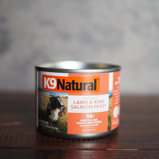 【K9Natural】プレミアム缶（ラム＆キングサーモン）